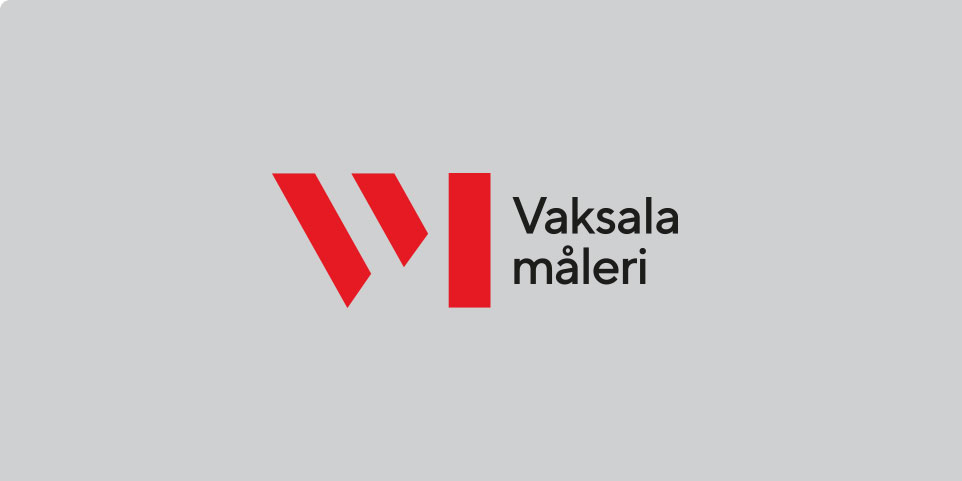 Logotype Vaksala måleri